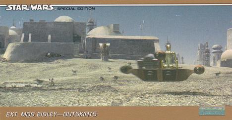1997 Topps Widevision The Star Wars Trilogy Special Edition #9 Ranats Near Mos Eisley Front