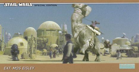 1997 Topps Widevision The Star Wars Trilogy Special Edition #15 Falling Jawa Front
