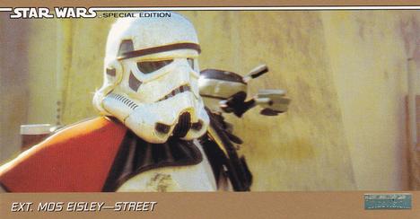 1997 Topps Widevision The Star Wars Trilogy Special Edition #25 Patrolling With a Droid Front