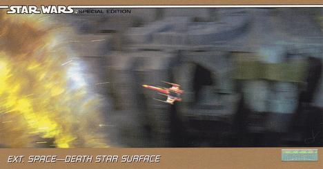 1997 Topps Widevision The Star Wars Trilogy Special Edition #53 Surface Explosion Front