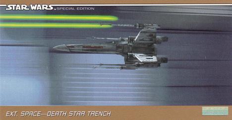 1997 Topps Widevision The Star Wars Trilogy Special Edition #54 Firing in the Trench Front