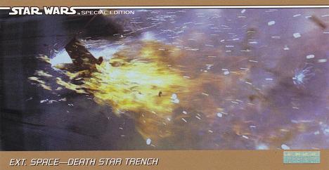 1997 Topps Widevision The Star Wars Trilogy Special Edition #56 Explosion in the Trench Front