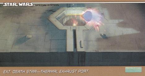 1997 Topps Widevision The Star Wars Trilogy Special Edition #58 The Exhaust Port Front