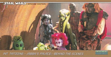 1997 Topps Widevision The Star Wars Trilogy Special Edition #70 Oola and Other Dancers Front