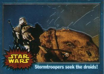 1999 Topps Chrome Archives Star Wars #6 Stormtroopers Seek The Droids! Front