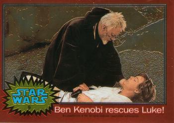 1999 Topps Chrome Archives Star Wars #9 Ben Kenobi Rescues Luke! Front