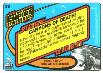 1999 Topps Chrome Archives Star Wars #39 Canyons Of Death! Back