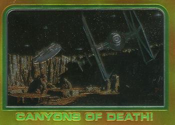 1999 Topps Chrome Archives Star Wars #39 Canyons Of Death! Front