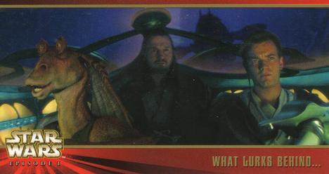 1999 Topps Widevision Star Wars: Episode I #13 What Lurks Behind... Front