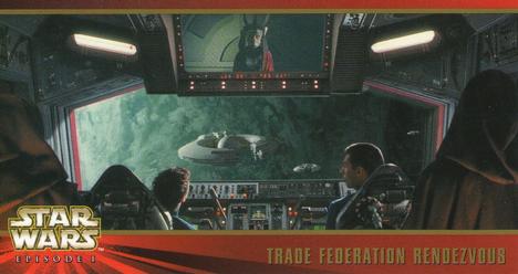 1999 Topps Widevision Star Wars: Episode I #2 Trade Federation Rendezvous Front