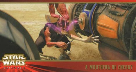 1999 Topps Widevision Star Wars: Episode I #39 A Mouthful of Energy Front