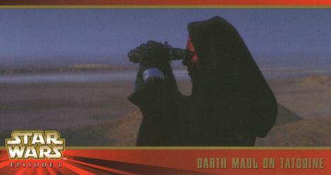1999 Topps Widevision Star Wars: Episode I #41 Darth Maul on Tatooine Front
