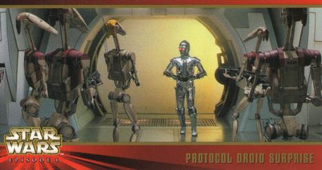 1999 Topps Widevision Star Wars: Episode I #5 Protocol Droid Surprise Front