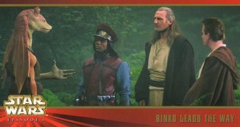 1999 Topps Widevision Star Wars: Episode I #61 Binks Leads the Way Front