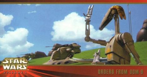 1999 Topps Widevision Star Wars: Episode I #66 Orders From OOM-9 Front