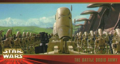 1999 Topps Widevision Star Wars: Episode I #69 The Battle Droid Army Front