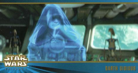 1999 Topps Widevision Star Wars: Episode I Series 2 #12 Darth Sidious Front