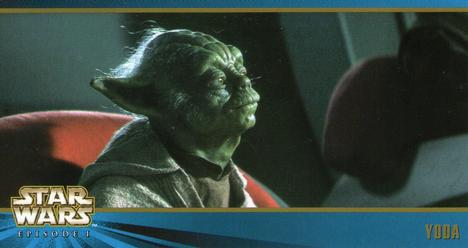 1999 Topps Widevision Star Wars: Episode I Series 2 #14 Yoda Front
