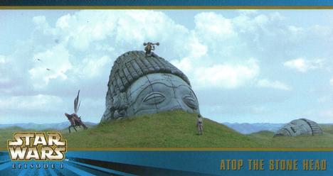 1999 Topps Widevision Star Wars: Episode I Series 2 #20 Atop the Stone Head Front