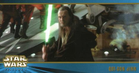 1999 Topps Widevision Star Wars: Episode I Series 2 #2 Qui-Gon Jinn Front