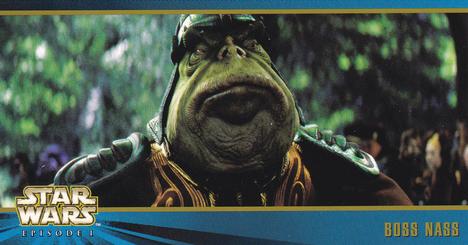 1999 Topps Widevision Star Wars: Episode I Series 2 #9 Boss Nass Front