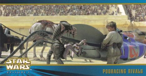 1999 Topps Widevision Star Wars: Episode I Series 2 #37 Podracing Rivals Front