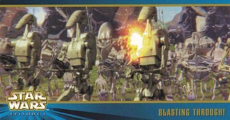1999 Topps Widevision Star Wars: Episode I Series 2 #57 Blasting Through! Front