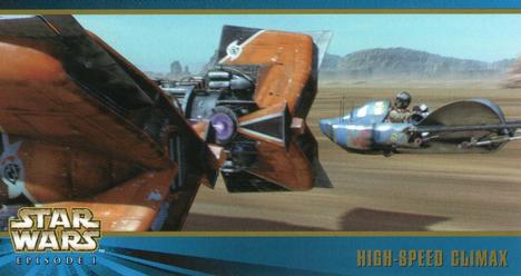 1999 Topps Widevision Star Wars: Episode I Series 2 #52 High-Speed Climax Front