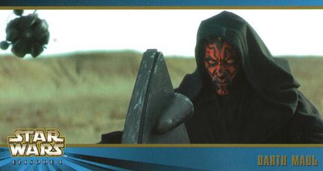 1999 Topps Widevision Star Wars: Episode I Series 2 #5 Darth Maul Front