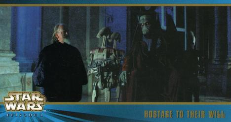 1999 Topps Widevision Star Wars: Episode I Series 2 #61 Hostage To Their Will Front