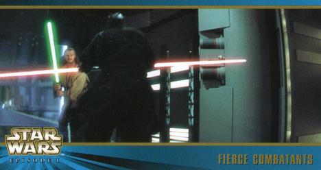 1999 Topps Widevision Star Wars: Episode I Series 2 #74 Fierce Combatants Front