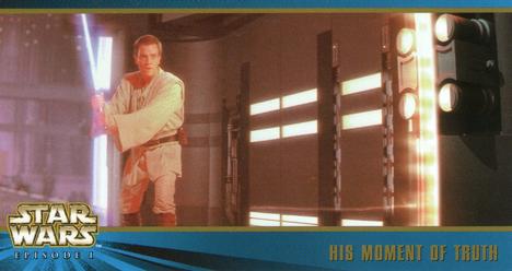 1999 Topps Widevision Star Wars: Episode I Series 2 #75 His Moment Of Truth Front