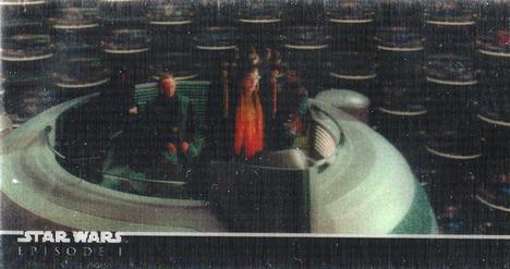 2000 Topps 3Di Star Wars: Episode I #25 The Galactic Senate Front