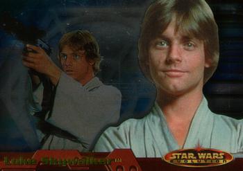 2001 Topps Star Wars Evolution #45 Luke Skywalker Front