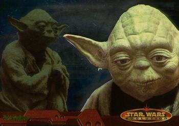 2001 Topps Star Wars Evolution #88 Yoda Front