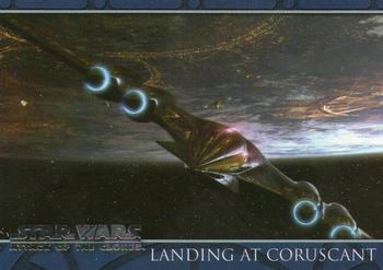 2002 Topps Star Wars: Attack of the Clones #22 Landing At Coruscant Front