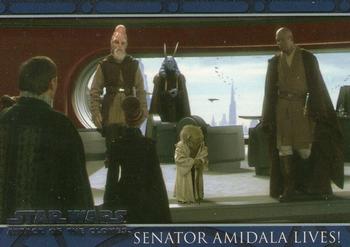 2002 Topps Star Wars: Attack of the Clones #25 Senator Amidala Lives! Front