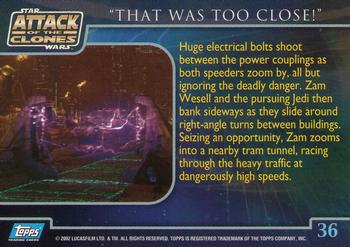 2002 Topps Star Wars: Attack of the Clones #36 