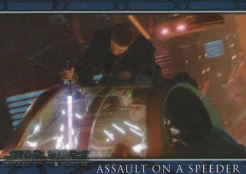 2002 Topps Star Wars: Attack of the Clones #38 Assault On A Speeder Front
