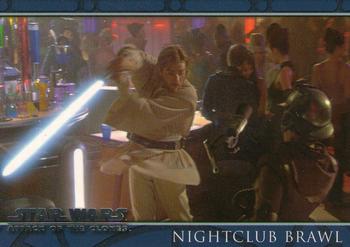 2002 Topps Star Wars: Attack of the Clones #39 Nightclub Brawl Front