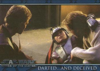 2002 Topps Star Wars: Attack of the Clones #40 Darted...And Deceived Front