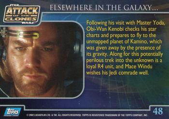 2002 Topps Star Wars: Attack of the Clones #48 Elsewhere In The Galaxy... Back