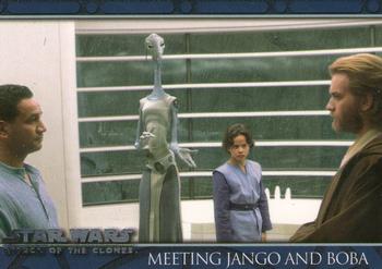 2002 Topps Star Wars: Attack of the Clones #56 Meeting Jango And Boba Front