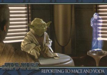 2002 Topps Star Wars: Attack of the Clones #60 Reporting To Mace And Yoda Front