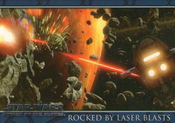 2002 Topps Star Wars: Attack of the Clones #70 Rocked By Laser Blasts Front