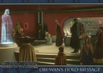 2002 Topps Star Wars: Attack of the Clones #76 Obi-Wan's Holo-Message Front