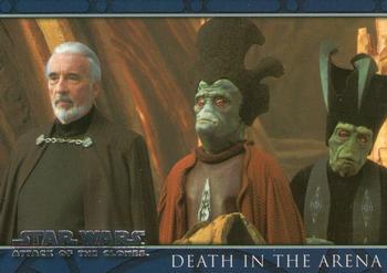 2002 Topps Star Wars: Attack of the Clones #83 Death In The Arena Front