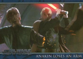 2002 Topps Star Wars: Attack of the Clones #90 Anakin Loses An Arm Front