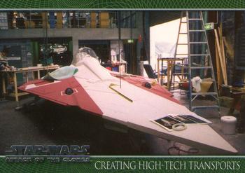 2002 Topps Star Wars: Attack of the Clones #91 Creating High-Tech Transports Front