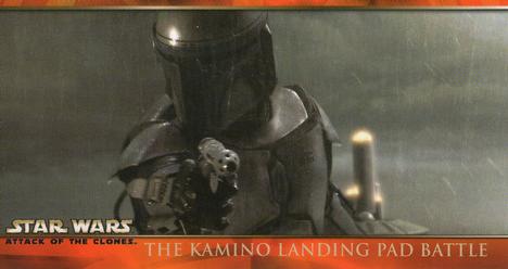 2002 Topps Star Wars: Attack of the Clones Widevision #20 The Kamino Landing Pad Battle Front